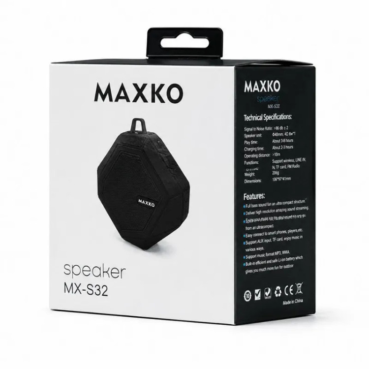 اسپیکر بلوتوثی مدل MAXKO MX-S32