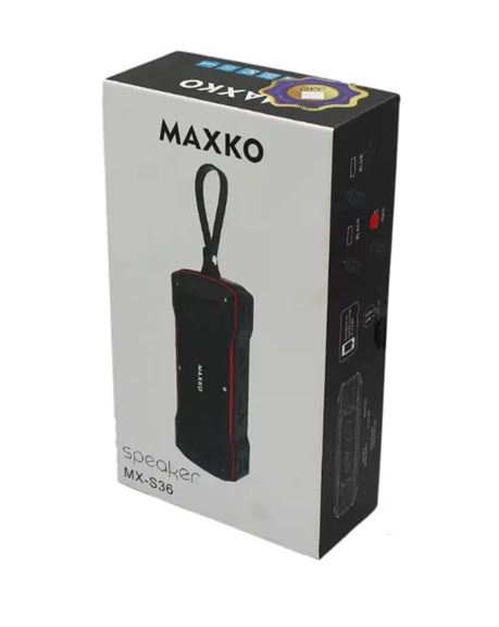 اسپیکر بلوتوث اورجینال ضدآب MAXKO مدل MX-S36