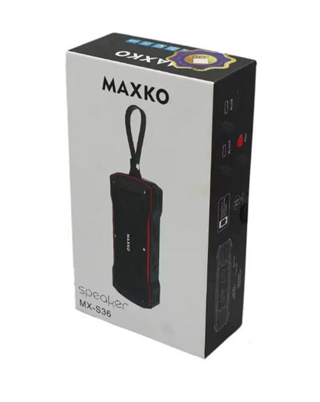 اسپیکر بلوتوث اورجینال ضدآب MAXKO مدل MX-S36