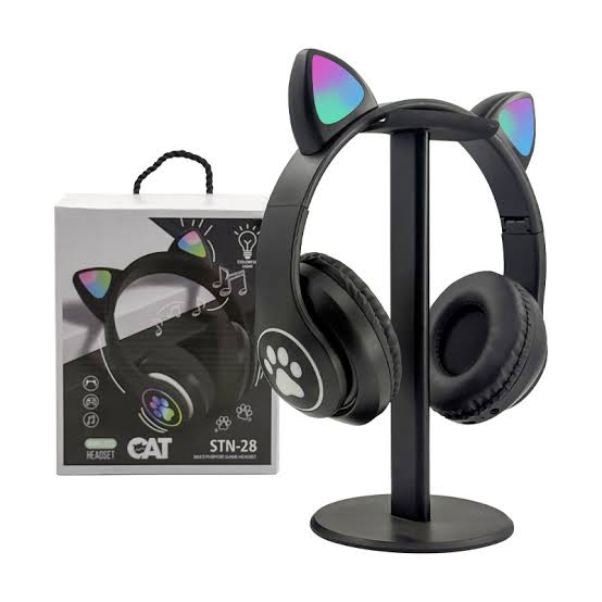 هدفون بلوتوثی Cat Ear مدل STN-28  بی سیم با نویز کنسلینگ